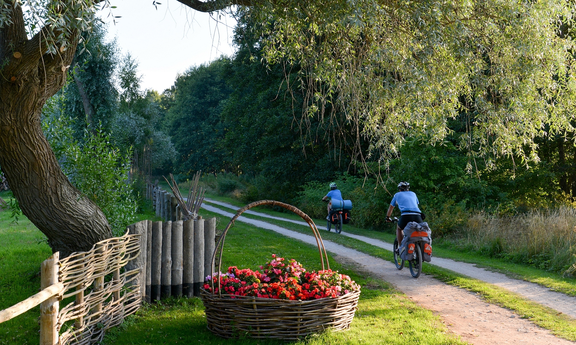 EuroVelo Latvijas posmu velotūrisma maršrutu karte.